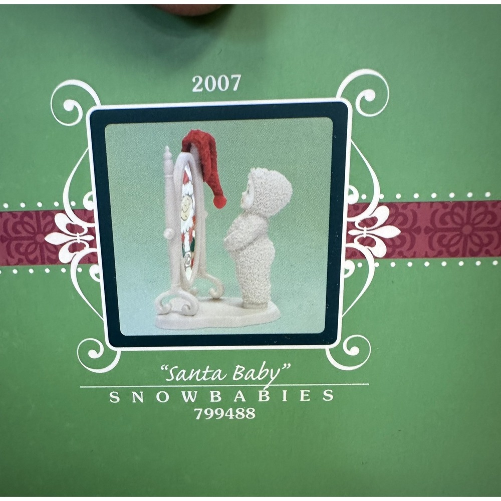 Department 56 Snowbabies "Santa Baby" #799488 Figurine 2007 w/ Box
